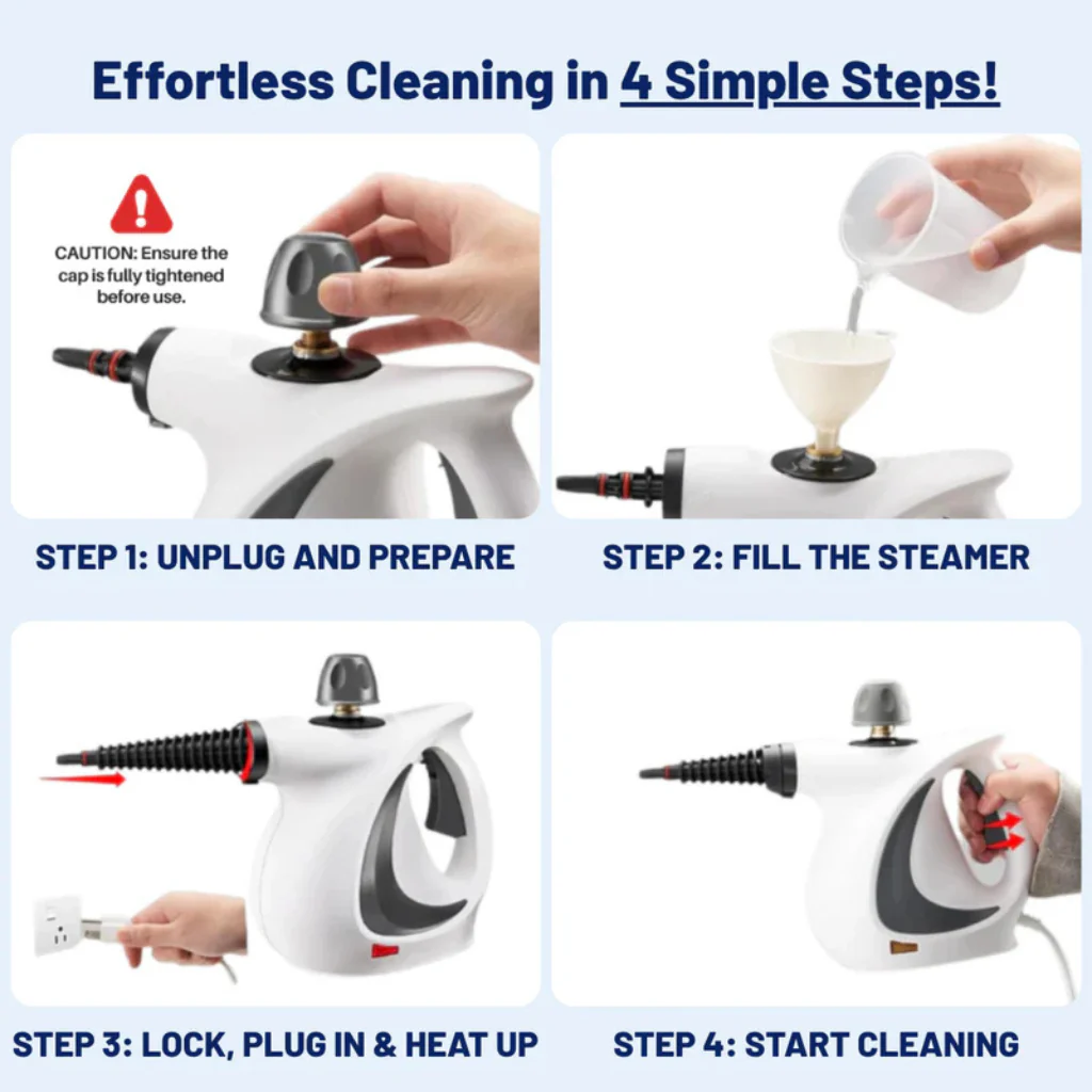 AeroClean Steam Cleaner